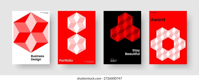 Design de Panfleto Geométrico. Layout de cartaz isolado. Modelo de Plano de Fundo Moderno. Capa de Livro. Relatório. Apresentação de negócios. Faixa. Brochura. Identidade da marca. Diário. Publicidade. Folheto informativo. Panfleto