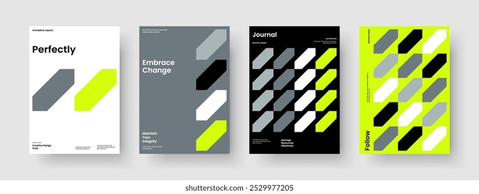 Design de Panfleto Geométrico. Layout de Relatório Isolado. Modelo de Apresentação Comercial Moderno. Capa de Livro. Cartaz. Histórico. Faixa. Brochura. Panfleto. Publicidade. Conhecimento manual. Carteira. Identidade da marca