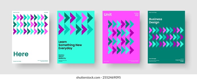 Geometric Flyer Design. Modern Book Cover Template. Isolated Business Presentation Layout. Report. Banner. Poster. Background. Brochure. Catalog. Handbill. Leaflet. Pamphlet. Journal. Magazine