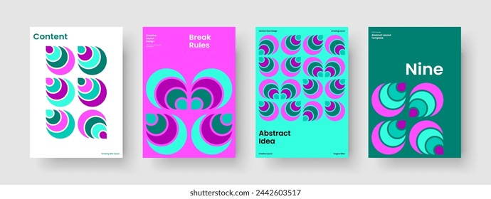 Geometric Flyer Design. Modern Business Presentation Layout. Isolated Background Template. Book Cover. Brochure. Poster. Report. Banner. Advertising. Leaflet. Portfolio. Catalog. Notebook