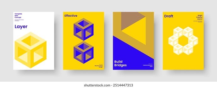 Diseño de volante geométrico. Diseño de informe moderno. Plantilla de Anuncio creativo. Presentación de Negocios. Folleto. Cartel. Portada de libro. Antecedentes. Diario. Catálogo. Boletín informativo. Cartera. Manual. Folleto