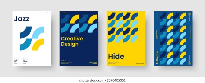 Geometric Flyer Design. Modern Report Template. Isolated Brochure Layout. Background. Poster. Book Cover. Banner. Business Presentation. Newsletter. Journal. Advertising. Leaflet. Pamphlet