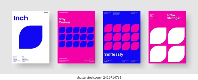Geometric Flyer Layout. Abstract Banner Design. Isolated Background Template. Book Cover. Brochure. Business Presentation. Poster. Report. Leaflet. Journal. Handbill. Magazine. Pamphlet. Newsletter