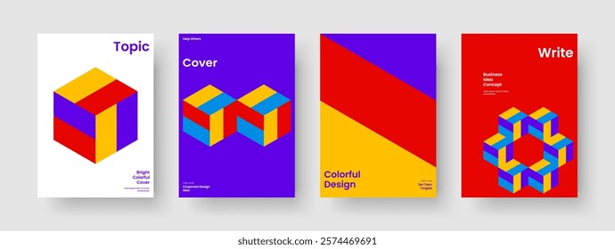 Geometric Flyer Layout. Abstract Book Cover Design. Isolated Business Presentation Template. Brochure. Banner. Background. Poster. Report. Journal. Portfolio. Advertising. Newsletter. Leaflet