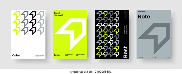 Geometric Flyer Layout. Abstract Brochure Template. Isolated Poster Design. Report. Business Presentation. Book Cover. Banner. Background. Newsletter. Pamphlet. Handbill. Catalog. Advertising