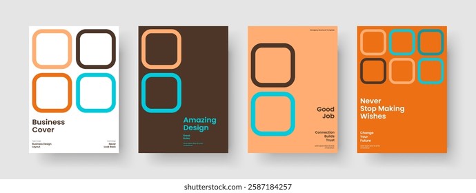 Geometric Flyer Layout. Abstract Brochure Design. Isolated Background Template. Poster. Report. Book Cover. Business Presentation. Banner. Catalog. Brand Identity. Newsletter. Handbill. Portfolio