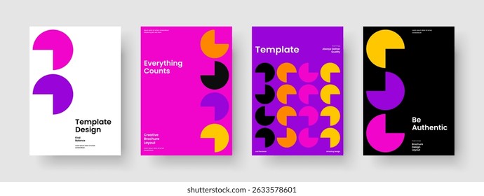 Diseño de volante geométrico. Diseño Abstractas de Presentación de Negocios. Plantilla de folleto creativo. Informe. Cartel. Anuncio. Portada de libro. Antecedentes. Cuaderno. Diario. Cartera. Identidad de marca. Panfleto