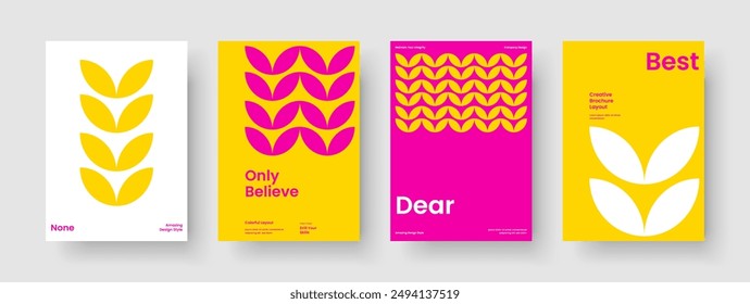 Geometric Flyer Layout. Abstract Poster Template. Creative Book Cover Design. Business Presentation. Brochure. Report. Banner. Background. Portfolio. Notebook. Advertising. Pamphlet. Brand Identity