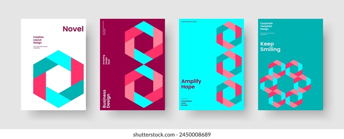 Geometric Flyer Layout. Creative Background Design. Isolated Brochure Template. Business Presentation. Poster. Report. Book Cover. Banner. Journal. Newsletter. Leaflet. Handbill. Notebook