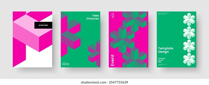 Geometric Flyer Layout. Creative Background Template. Isolated Brochure Design. Business Presentation. Poster. Book Cover. Banner. Report. Handbill. Portfolio. Journal. Leaflet. Catalog. Notebook