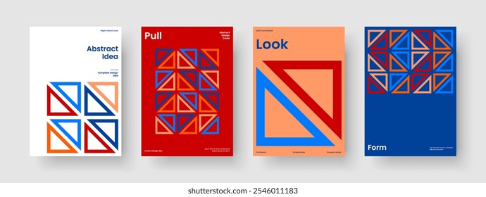 Geometric Flyer Layout. Creative Book Cover Template. Isolated Banner Design. Poster. Brochure. Report. Background. Business Presentation. Notebook. Magazine. Portfolio. Brand Identity. Newsletter