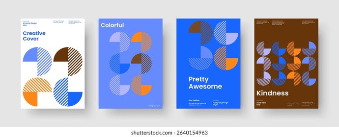 Geometric Flyer Layout. Creative Brochure Design. Isolated Business Presentation Template. Background. Poster. Report. Banner. Book Cover. Leaflet. Handbill. Notebook. Advertising. Pamphlet