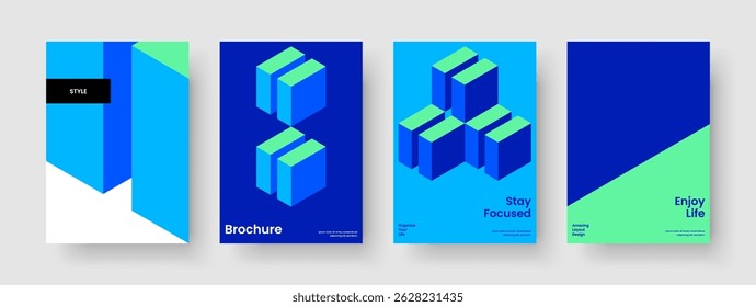 Geometric Flyer Layout. Creative Business Presentation Template. Modern Book Cover Design. Report. Poster. Banner. Background. Brochure. Leaflet. Handbill. Journal. Portfolio. Advertising. Notebook