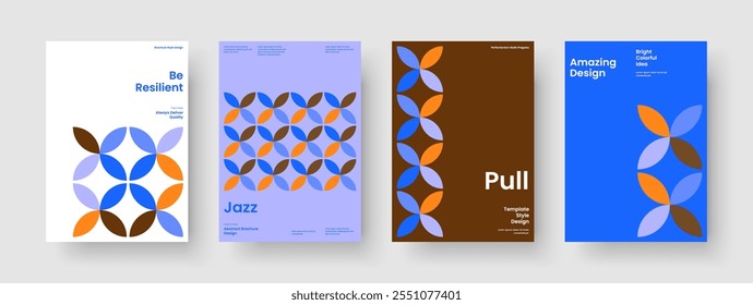 Geometric Flyer Layout. Creative Report Design. Abstract Book Cover Template. Business Presentation. Background. Poster. Brochure. Banner. Pamphlet. Notebook. Leaflet. Advertising. Catalog