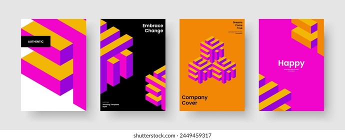 Diseño de folleto geométrico. Plantilla de Anuncio aislada. Diseño de póster creativo. Folleto. Antecedentes. Portada del libro. Informe. Presentación empresarial. Identidad de marca. Diario. Catálogo. Cartera. Prospecto