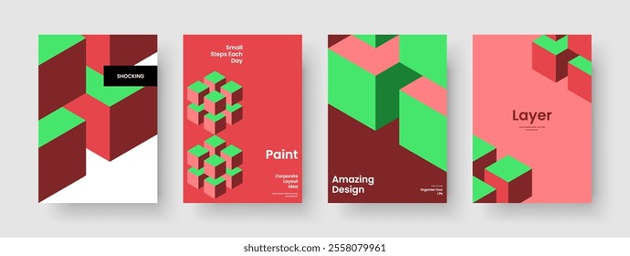 Geometric Flyer Layout. Isolated Banner Design. Creative Report Template. Poster. Book Cover. Business Presentation. Brochure. Background. Leaflet. Magazine. Brand Identity. Advertising. Pamphlet
