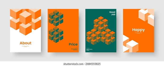 Geometric Flyer Layout. Isolated Book Cover Template. Abstract Poster Design. Background. Banner. Report. Business Presentation. Brochure. Brand Identity. Magazine. Pamphlet. Portfolio. Journal