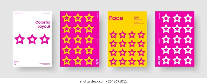 Geometric Flyer Layout. Isolated Brochure Template. Creative Business Presentation Design. Poster. Report. Background. Book Cover. Banner. Journal. Magazine. Advertising. Pamphlet. Catalog