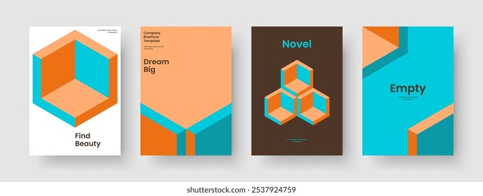Geometric Flyer Layout. Isolated Business Presentation Template. Creative Background Design. Banner. Report. Brochure. Poster. Book Cover. Pamphlet. Journal. Leaflet. Handbill. Brand Identity