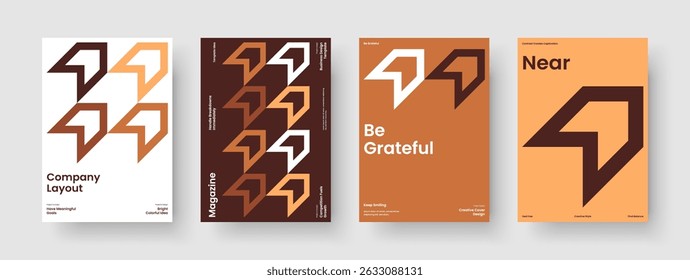 Geometric Flyer Layout. Isolated Business Presentation Design. Creative Brochure Template. Poster. Banner. Report. Book Cover. Background. Handbill. Advertising. Catalog. Journal. Leaflet. Pamphlet