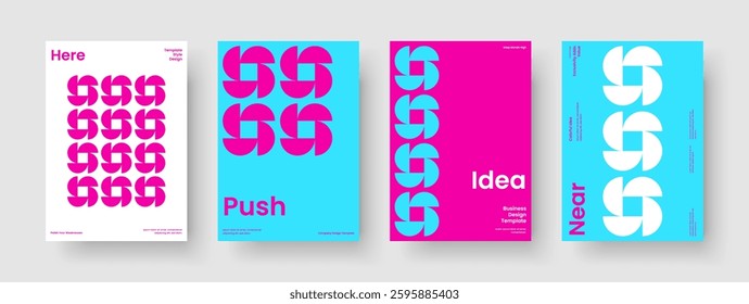 Geometric Flyer Layout. Isolated Report Template. Creative Business Presentation Design. Poster. Book Cover. Background. Banner. Brochure. Leaflet. Notebook. Magazine. Handbill. Pamphlet