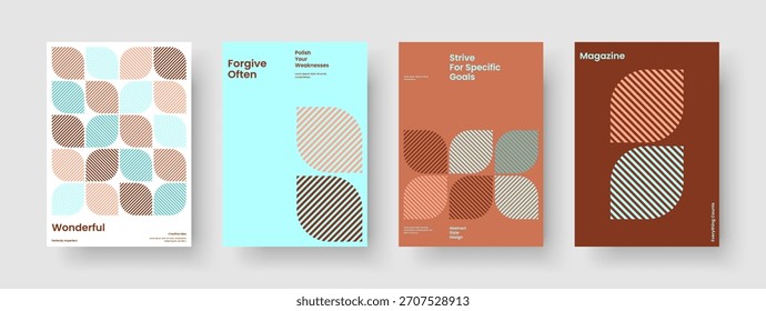 Geometric Flyer Layout. Isolated Report Template. Modern Business Presentation Design. Banner. Brochure. Poster. Book Cover. Background. Newsletter. Catalog. Brand Identity. Portfolio. Journal
