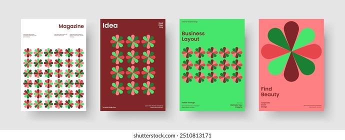 Layout de Panfleto Geométrico. Modelo moderno de capa de livro. Design de banner isolado. Relatório. Cartaz. Histórico. Apresentação de negócios. Brochura. Folheto informativo. Conhecimento manual. Identidade da marca. Carteira. Publicidade