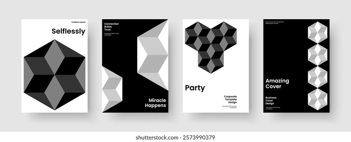 Geometric Flyer Layout. Modern Brochure Design. Creative Report Template. Banner. Business Presentation. Background. Book Cover. Poster. Leaflet. Magazine. Brand Identity. Newsletter. Advertising