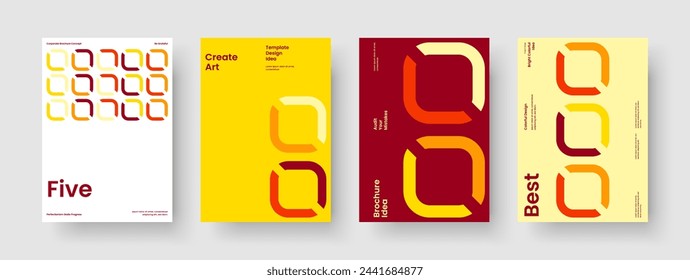 Diseño de folleto geométrico. Plantilla de póster moderna. Diseño de presentación de negocios creativos. Folleto. Antecedentes. Informe. Portada del libro. Pancarta. Revista. Publicidad. Folleto. Handbill. Portátil