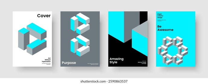 Geometric Flyer Template. Abstract Background Layout. Creative Book Cover Design. Banner. Poster. Brochure. Business Presentation. Report. Catalog. Handbill. Pamphlet. Magazine. Portfolio