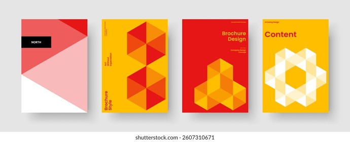 Geometric Flyer Template. Abstract Background Design. Isolated Banner Layout. Poster. Report. Business Presentation. Brochure. Book Cover. Pamphlet. Magazine. Portfolio. Catalog. Handbill