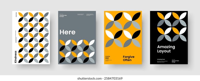 Geometric Flyer Template. Abstract Banner Layout. Isolated Book Cover Design. Report. Poster. Brochure. Business Presentation. Background. Magazine. Brand Identity. Portfolio. Catalog. Advertising