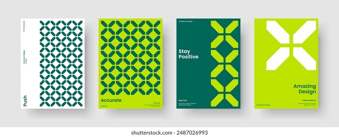 Geometrische Flyer-Vorlage. Abstraktes Buchcover-Layout. Modernes Business-Präsentationsdesign. Bericht. Banner. Hintergrund. Broschüre. Poster. Katalog. In: Magazine. Notebook. Merkblatt. Brande Identität