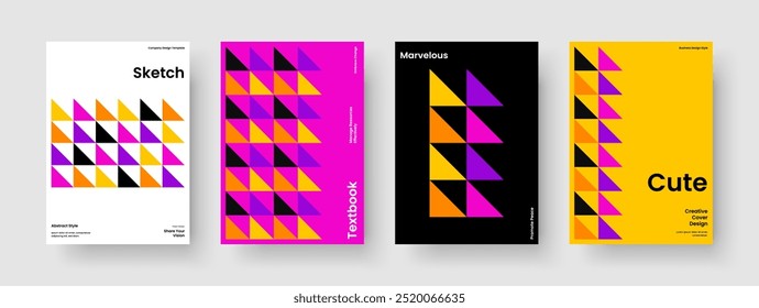 Plantilla de volante geométrico. Diseño de portada de libro Abstractas. Diseño de informe aislado. Cartel. Folleto. Presentación de Negocios. Anuncio. Antecedentes. Boletín informativo. Cuaderno. Catálogo. Cartera. Diario