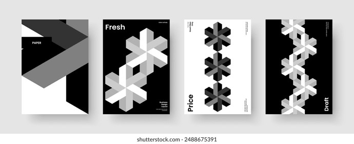 Plantilla de folleto geométrico. Diseño de folleto Abstractas. Diseño de presentación empresarial creativa. Anuncio. Portada del libro. Informe. Antecedentes. Cartel. Cuaderno. Revista. Identidad de marca. Prospecto. Folleto