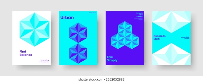 Geometric Flyer Template. Abstract Poster Design. Isolated Report Layout. Background. Book Cover. Brochure. Banner. Business Presentation. Advertising. Journal. Handbill. Catalog. Magazine. Leaflet