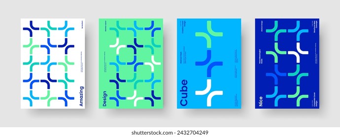 Plantilla de folleto geométrico. Diseño de banner creativo. Diseño abstracto de la presentación del negocio. Informe. Folleto. Portada del libro. Cartel. Antecedentes. Prospecto. Identidad de marca. Cartera. Folleto. Folleto