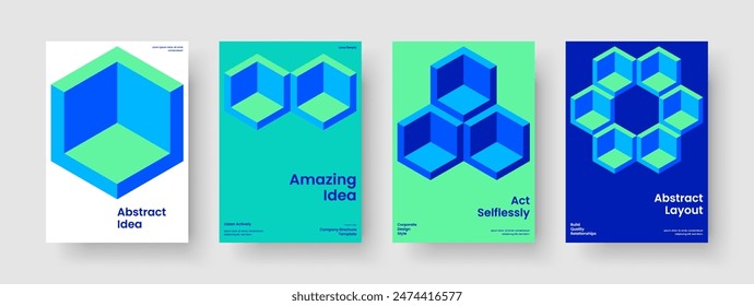 Geometric Flyer Template. Creative Book Cover Design. Isolated Business Presentation Layout. Background. Report. Poster. Banner. Brochure. Handbill. Magazine. Catalog. Notebook. Advertising