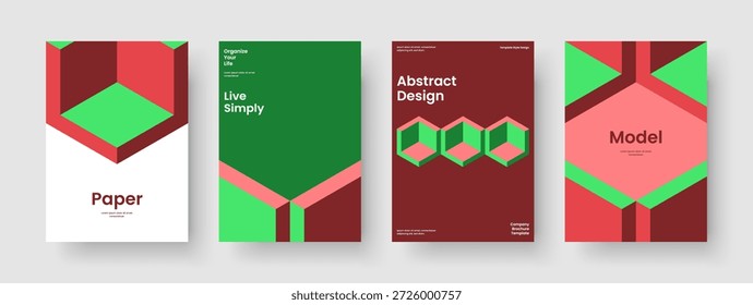 Modelo de Panfleto Geométrico. Layout do folheto criativo. Design moderno de apresentação de negócios. Faixa. Capa de Livro. Histórico. Relatório. Cartaz. Publicidade. Panfleto. Boletim informativo. Notebook. Portfólio