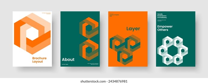 Geometric Flyer Template. Creative Report Design. Isolated Poster Layout. Brochure. Background. Banner. Book Cover. Business Presentation. Leaflet. Handbill. Journal. Pamphlet. Advertising. Catalog