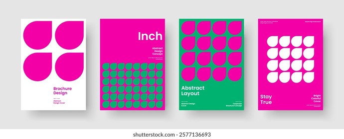 Geometric Flyer Template. Creative Report Design. Isolated Banner Layout. Brochure. Book Cover. Business Presentation. Background. Poster. Leaflet. Newsletter. Handbill. Notebook. Brand Identity