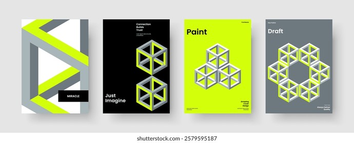 Geometric Flyer Template. Isolated Background Layout. Modern Business Presentation Design. Book Cover. Banner. Brochure. Report. Poster. Newsletter. Brand Identity. Pamphlet. Portfolio. Catalog