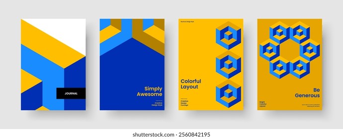 Geometric Flyer Template. Isolated Banner Design. Modern Report Layout. Book Cover. Business Presentation. Background. Poster. Brochure. Brand Identity. Newsletter. Advertising. Pamphlet. Leaflet