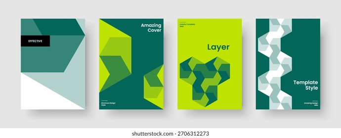 Plantilla de volante geométrico. Diseño de portada de libro aislado. Diseño moderno de presentación de negocios. Antecedentes. Informe. Cartel. Folleto. Anuncio. Publicidad. Cartera. Panfleto. Catálogo. Boletín de noticias