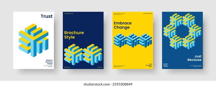 Geometric Flyer Template. Isolated Brochure Layout. Abstract Background Design. Report. Book Cover. Poster. Business Presentation. Banner. Leaflet. Advertising. Magazine. Pamphlet. Newsletter