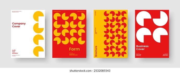 Geometric Flyer Template. Isolated Business Presentation Design. Creative Book Cover Layout. Report. Background. Poster. Brochure. Banner. Advertising. Catalog. Pamphlet. Newsletter. Handbill