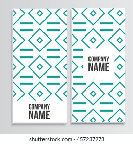 Geometric Flyer template mockup