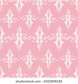 Geometric folk ornament. Tribal vector texture. Seamless striped pattern in Aztec style. Ethnic embroidery. Indian, Scandinavian, Gypsy, Mexican