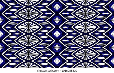 Geometric folklore ornament. Tribal ethnic vector texture. Seamless striped  pattern in Aztec style. Figure tribal  embroidery. Indian, Scandinavian, Slavic, Mexican, folk pattern. 