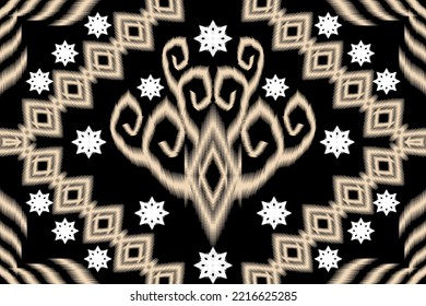 geometric folklore ornament. Tribal ethnic vector texture. Seamless striped pattern in Aztec style. Figure tribal embroidery. Indian, Scandinavian, Gypsy, Mexican, folk pattern.